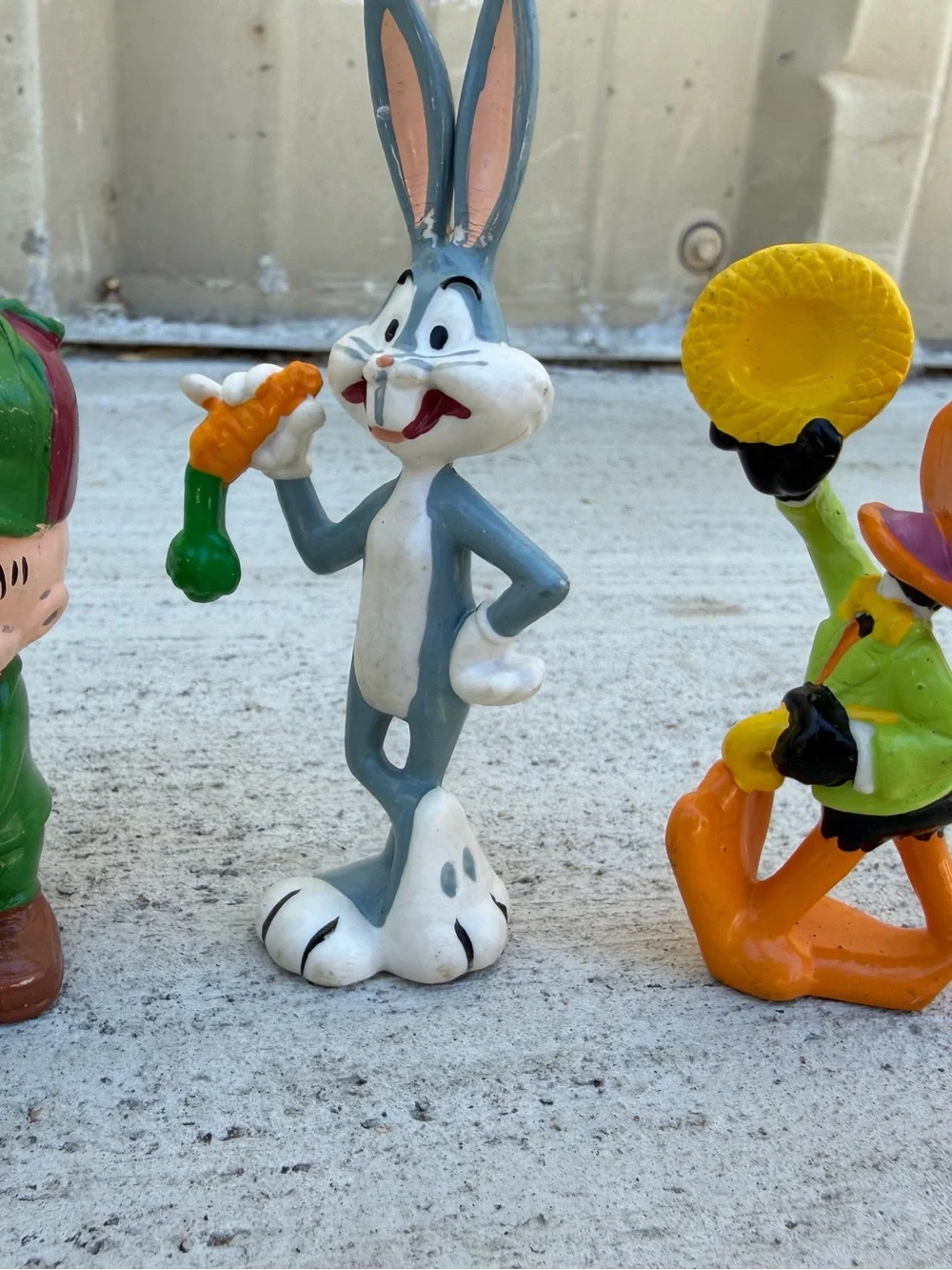 Vintage Looney Tunes Toy Figure Lot Multicolor